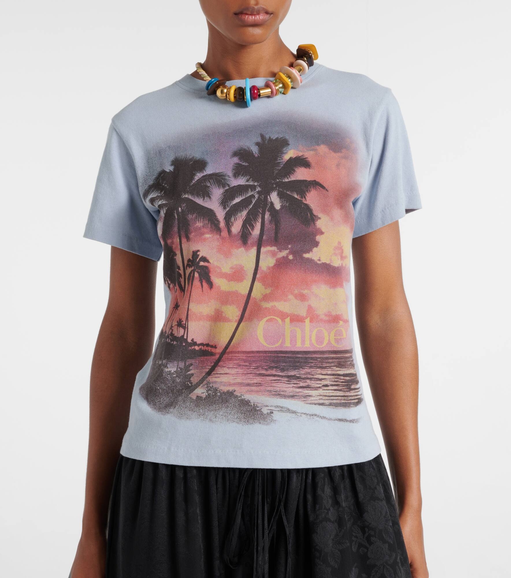 Printed cotton T-shirt - 4