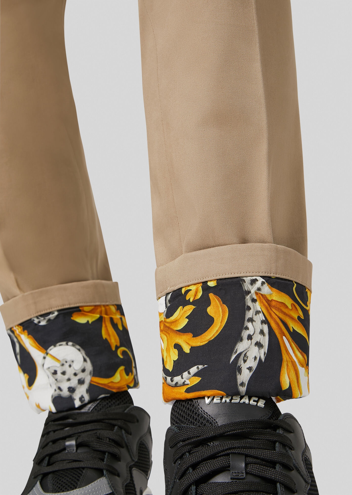 Acanthus Print Accent Trousers - 5