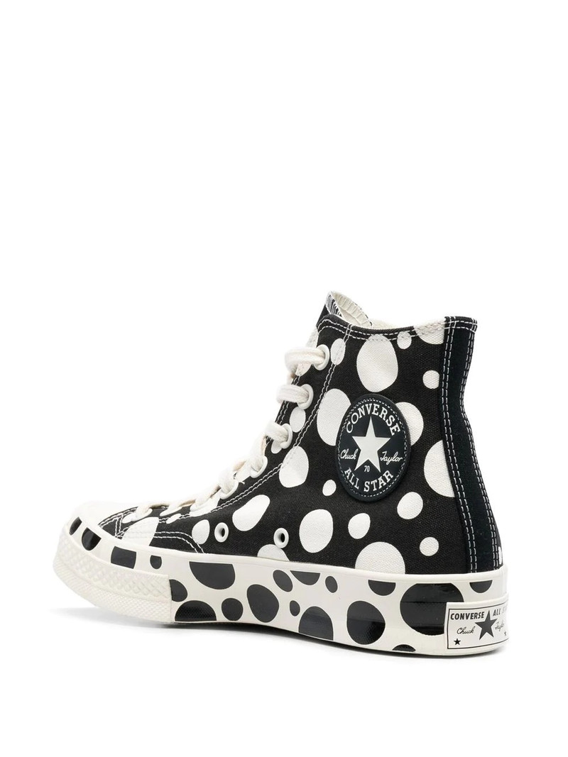 polka-dot print Chuck-Taylor sneakers 3