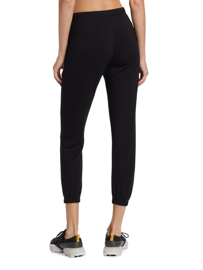 Women's Sonja Fleece Drawstring Joggers - Black 5