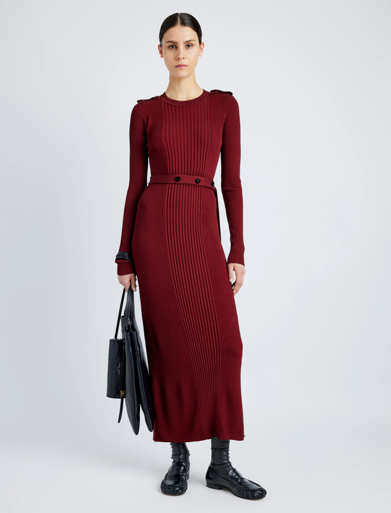 Proenza Schouler Lauryn Dress in Silk Viscose Knit outlook