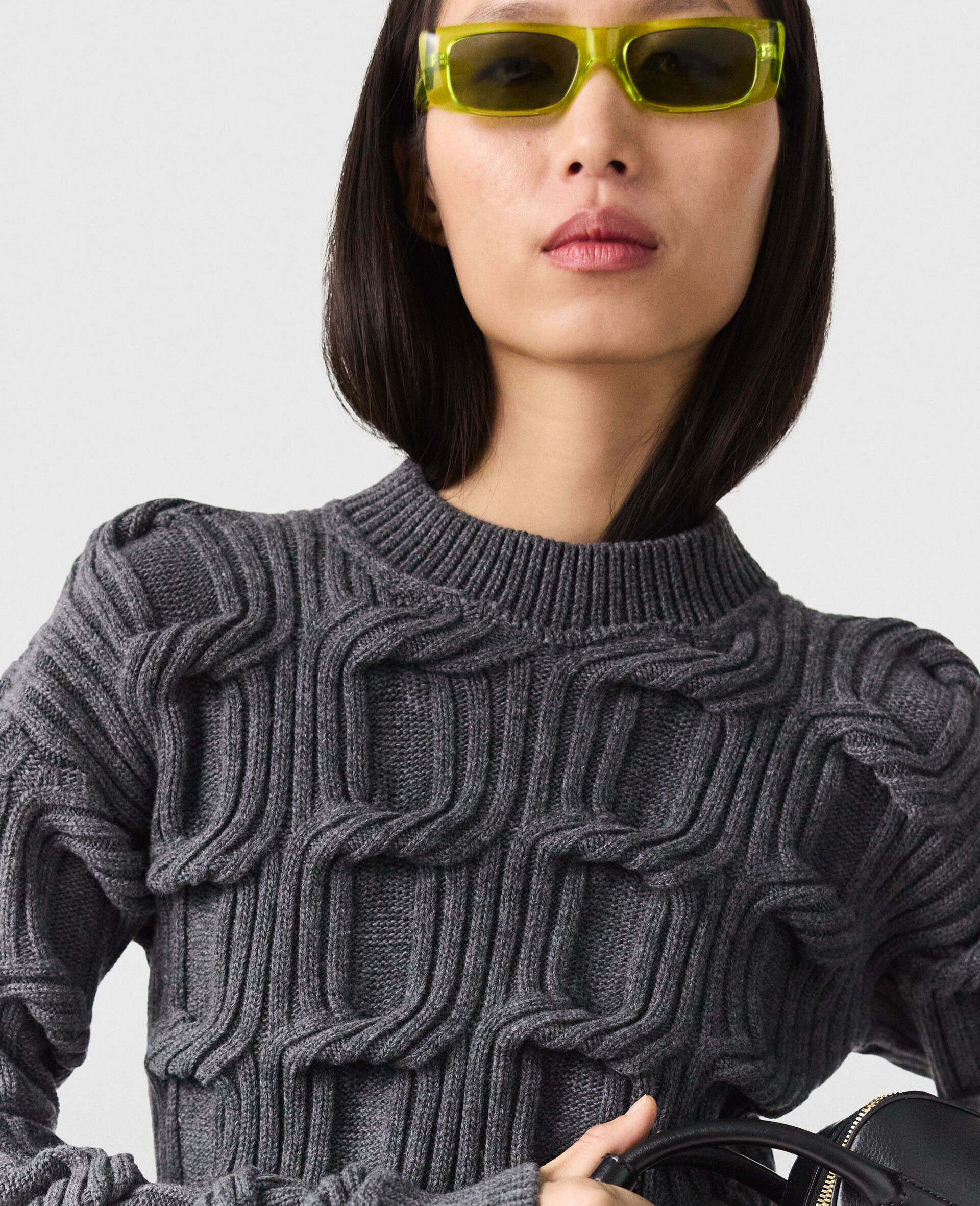 Falabella Cable-Knit Sweater - 4