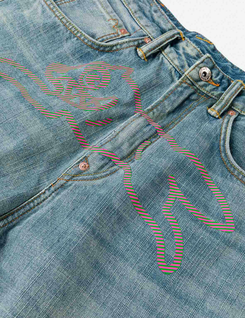 【EXCLUSIVE】EVISU X ICECREAM Daicock Jeans 9