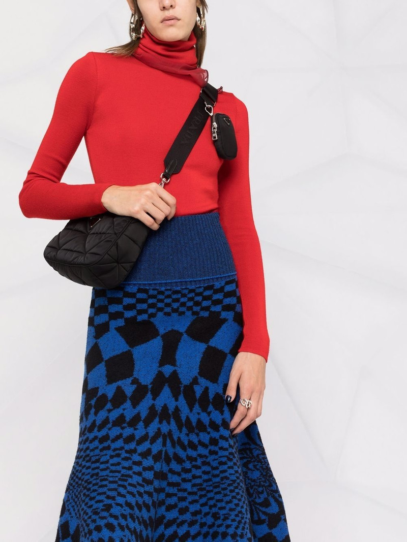 geometric-pattern skirt 3