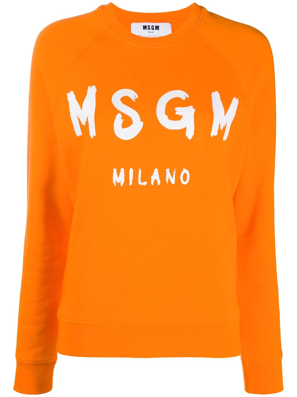 logo-print raglan sweatshirt - 1