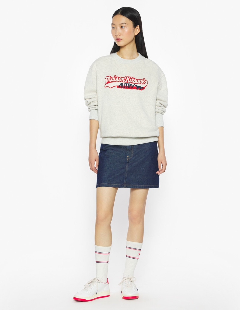 MAISON KITSUNE x AUTRY VARSITY SWEATSHIRT 5