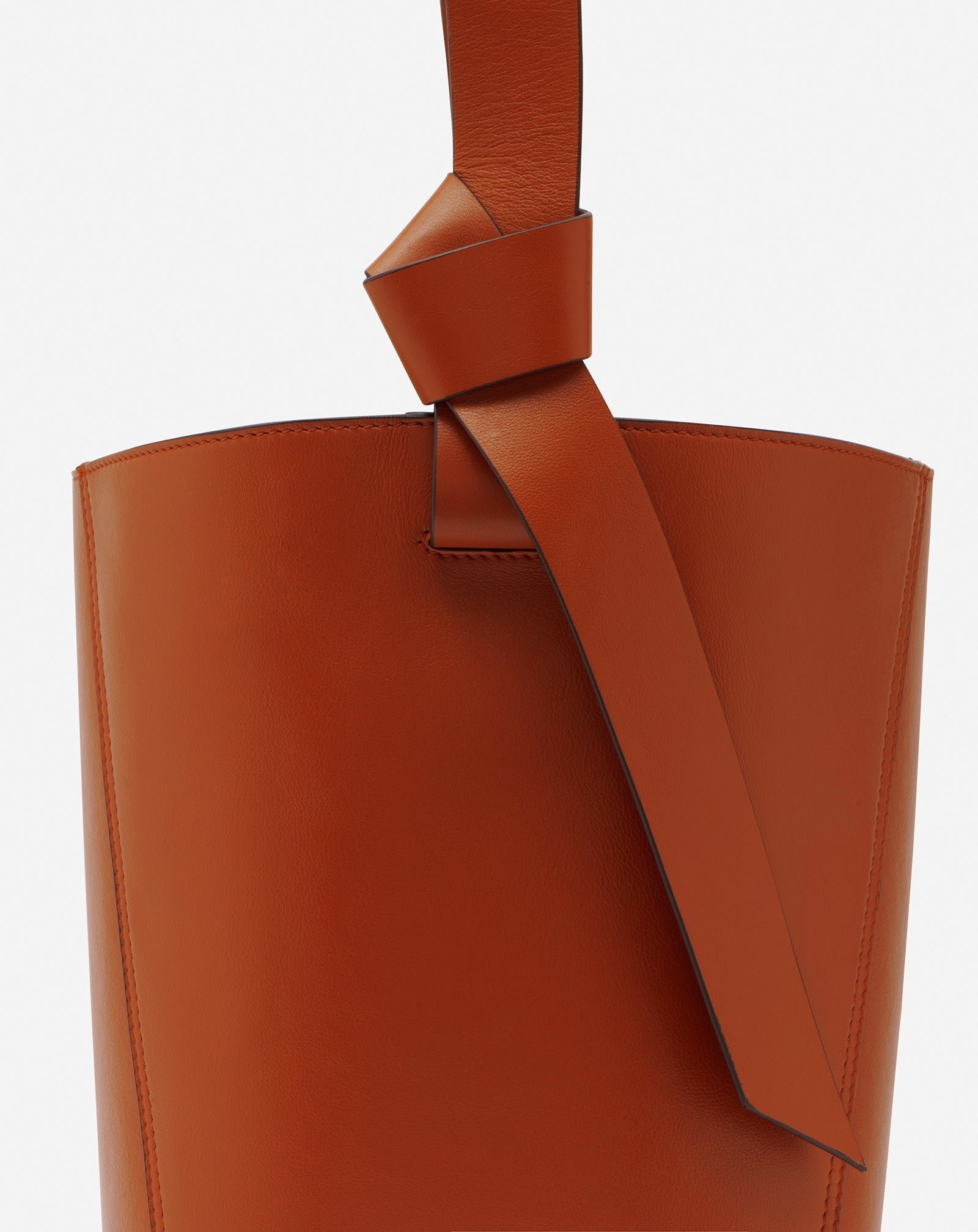 LEATHER MM HOBO TIE BAG - 5
