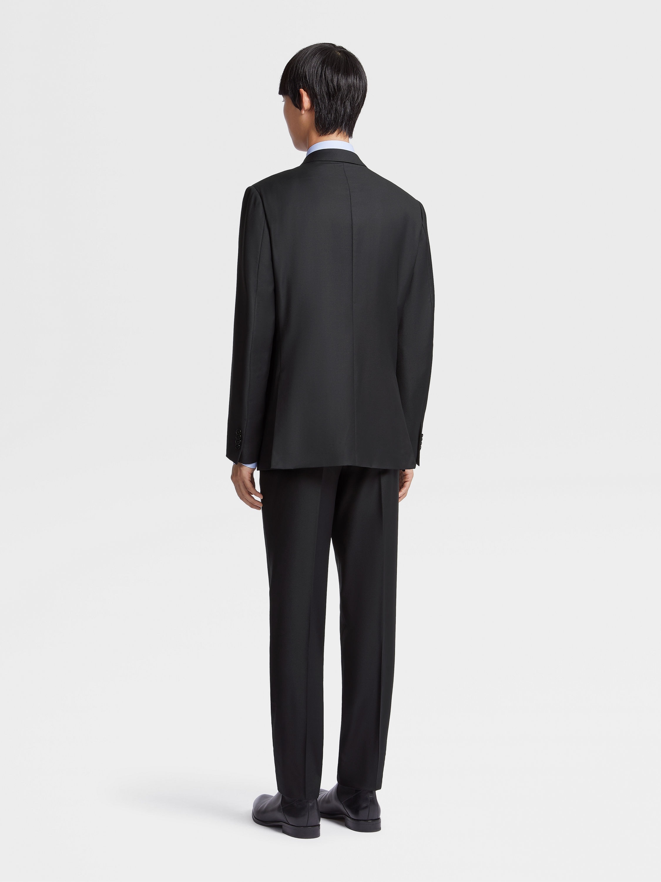 BLACK TROFEO™ WOOL SUIT - 4