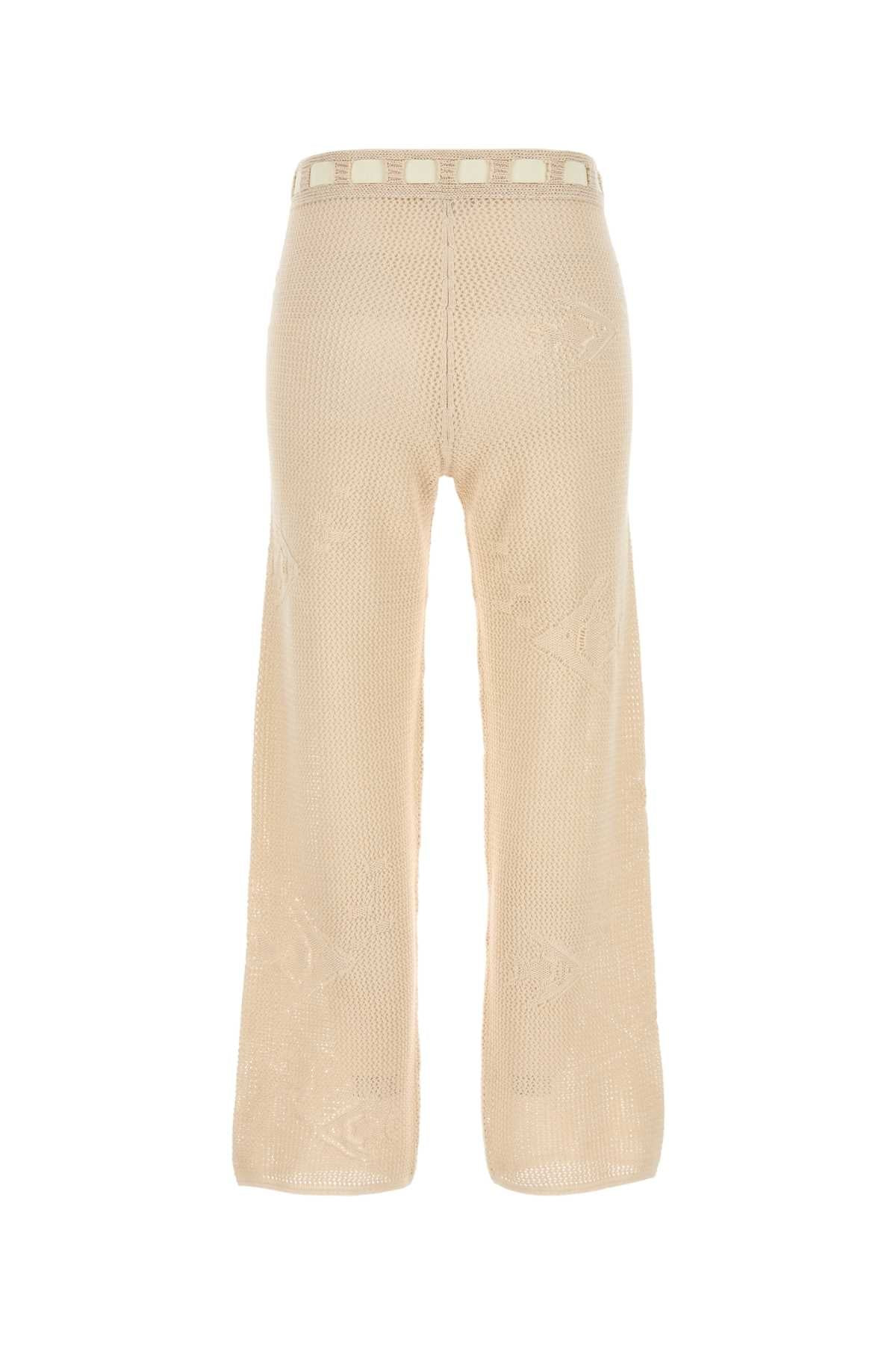Bode Women Beige Crochet Pant - 2