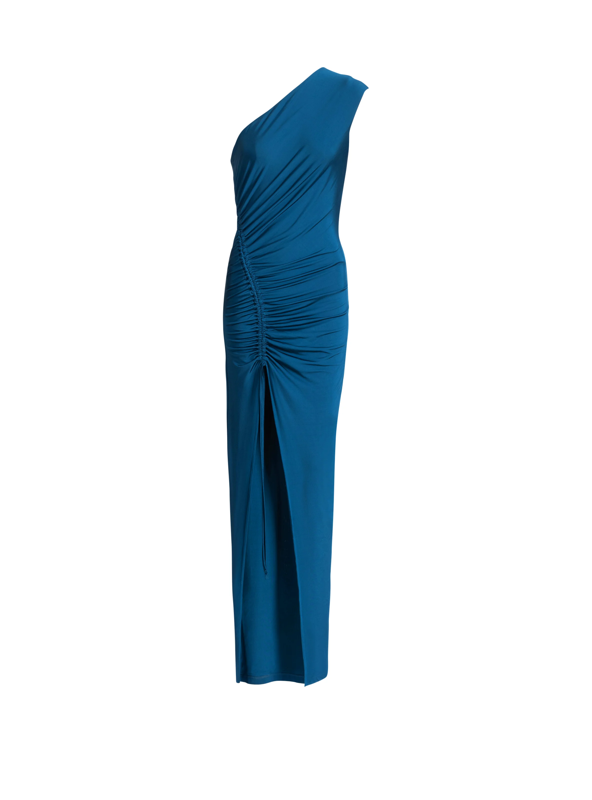 Long draped jersey dress - 1