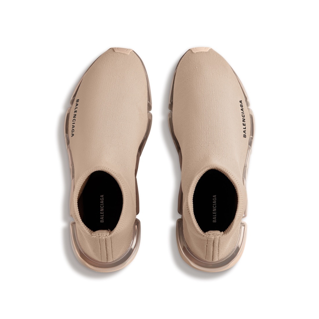 Women's Speed 2.0 Full Clear Sole Recycled Knit Sneaker in Beige - 6