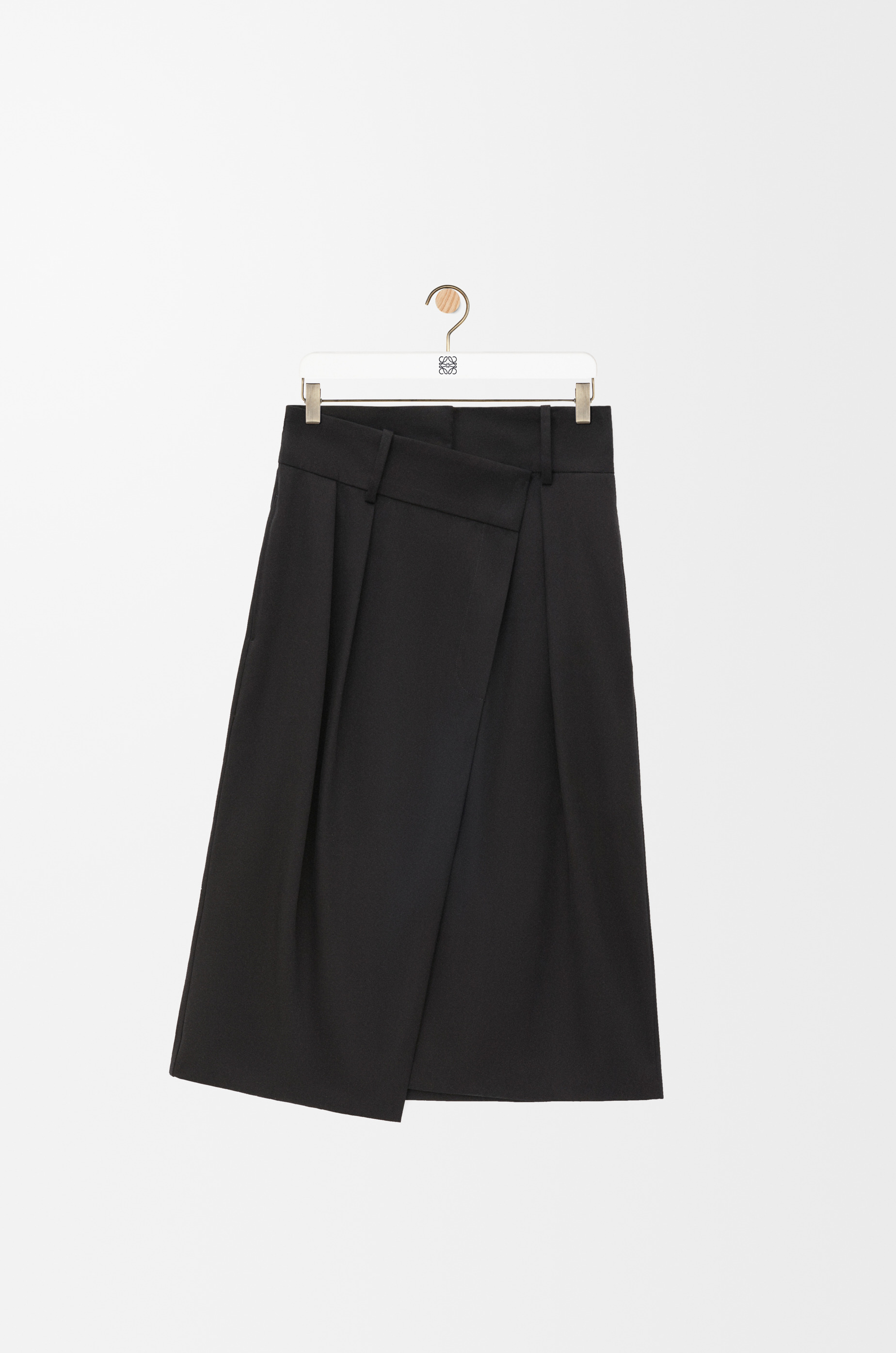 Wrap skirt in cotton and silk - 1