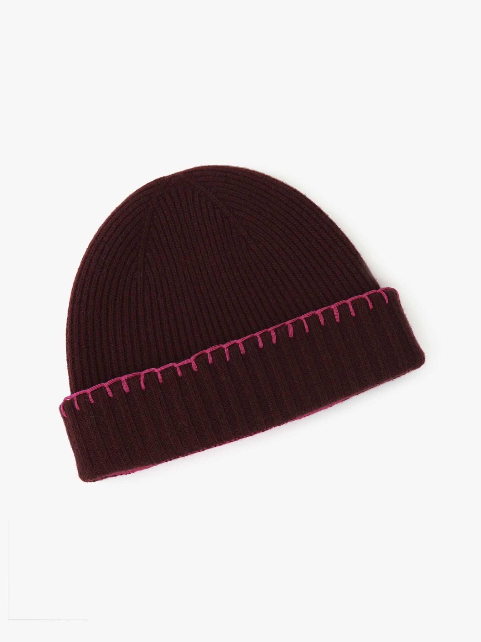 RIBBED KNIT BEANIE - 2