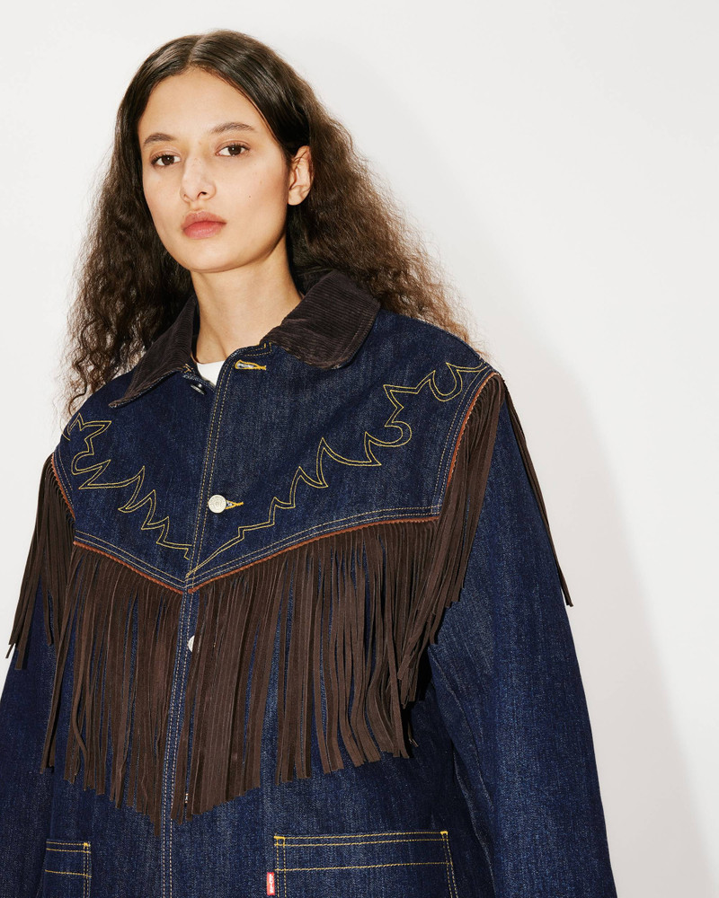 KENZO x LEVI'S® genderless  fringed denim jacket 14