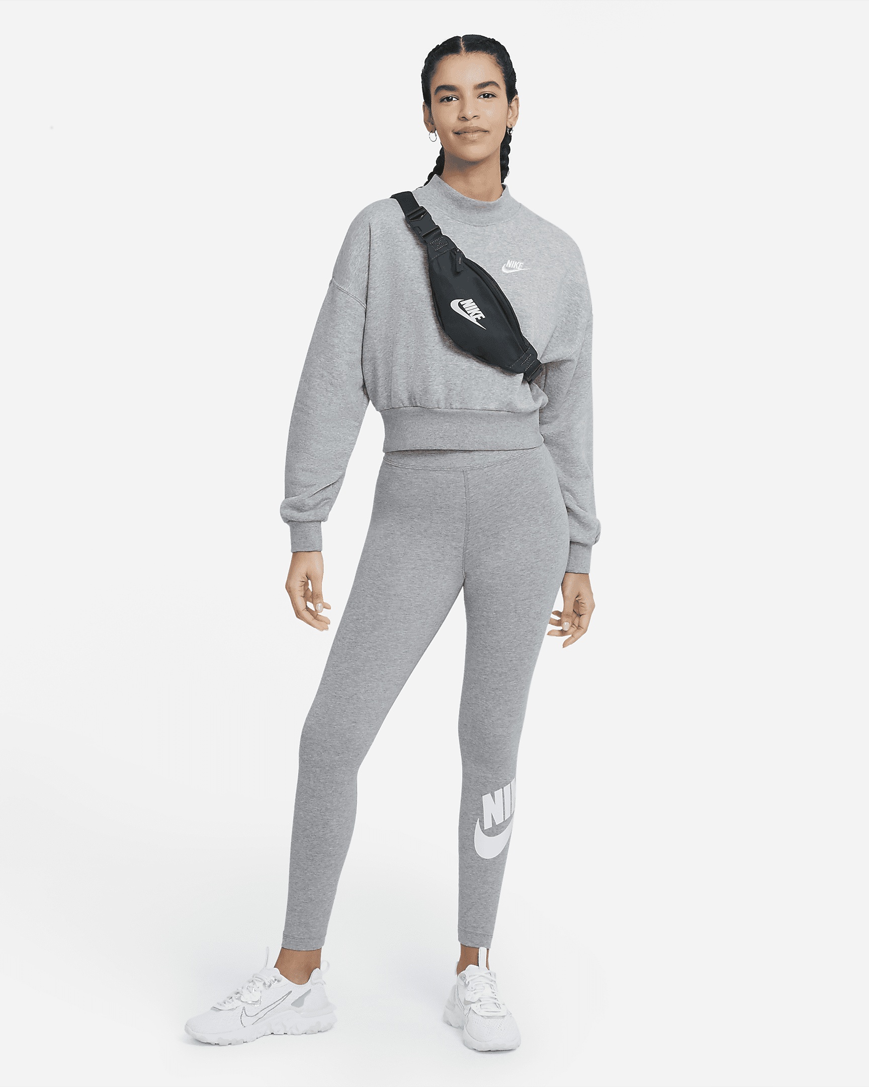 Women's Nike Sportswear Essential High-Waisted Logo Leggings - 5