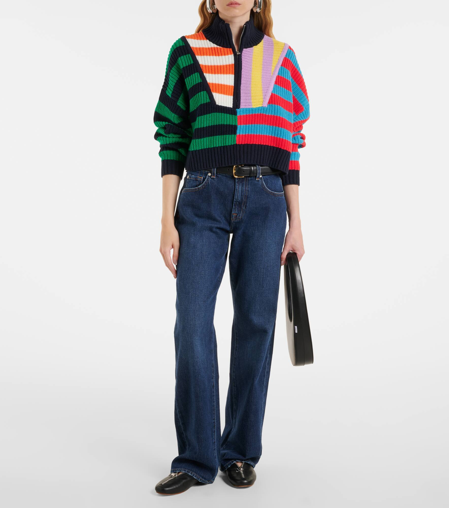 Hampton knitted cotton-blend sweater - 2