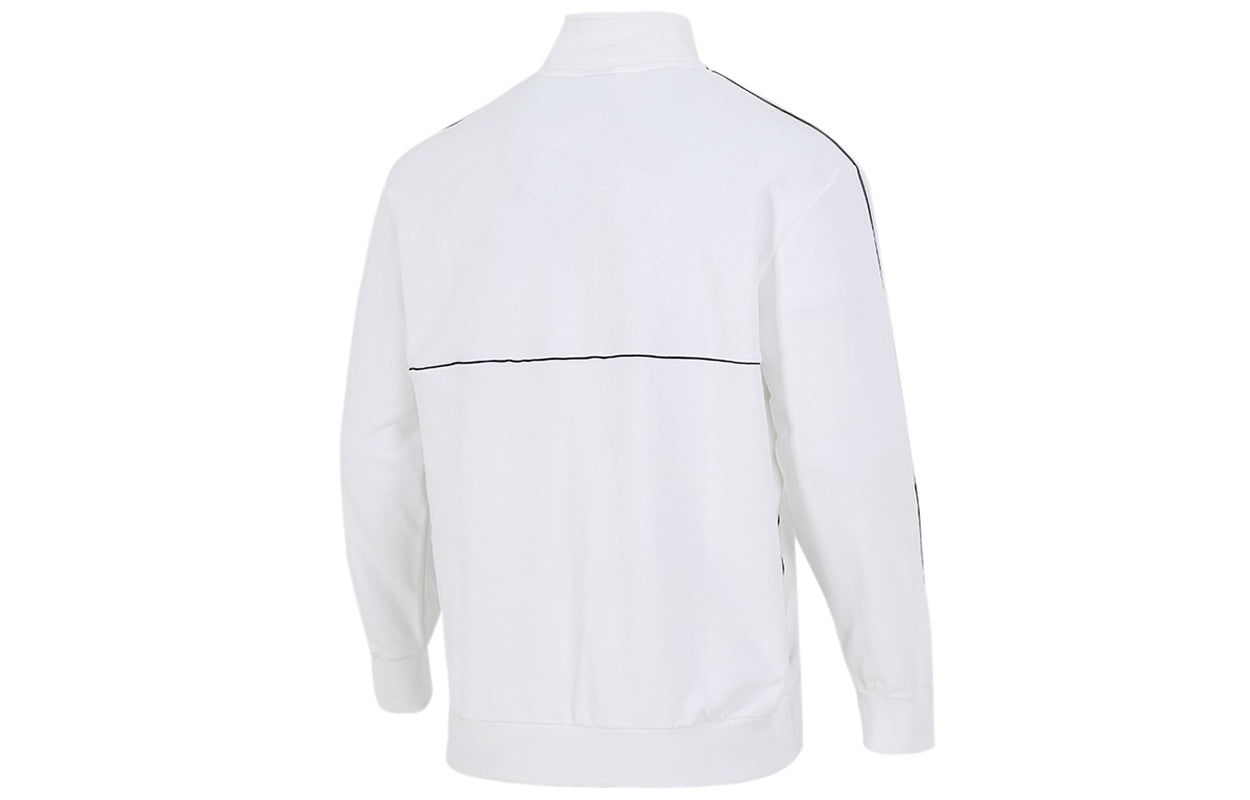 PUMA Running Training Breathable Sports Stand Collar Logo Jacket White 531706-02 - 2