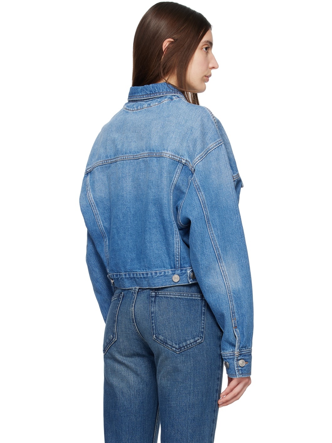Blue Tadia Denim Jacket - 3