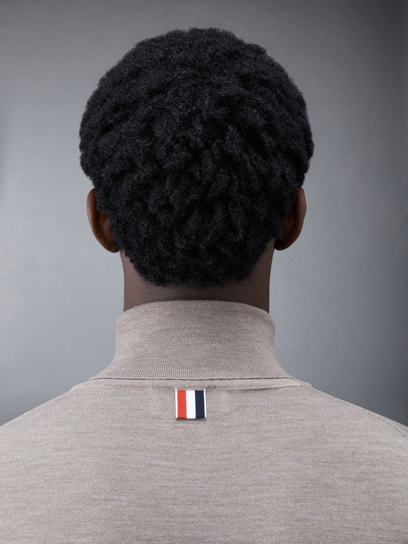 Merino Jersey Stripe Relaxed Turtleneck 4