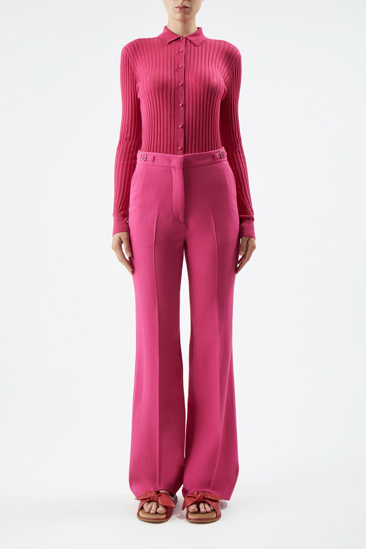 Vesta Pant in Wool Crepe - 3