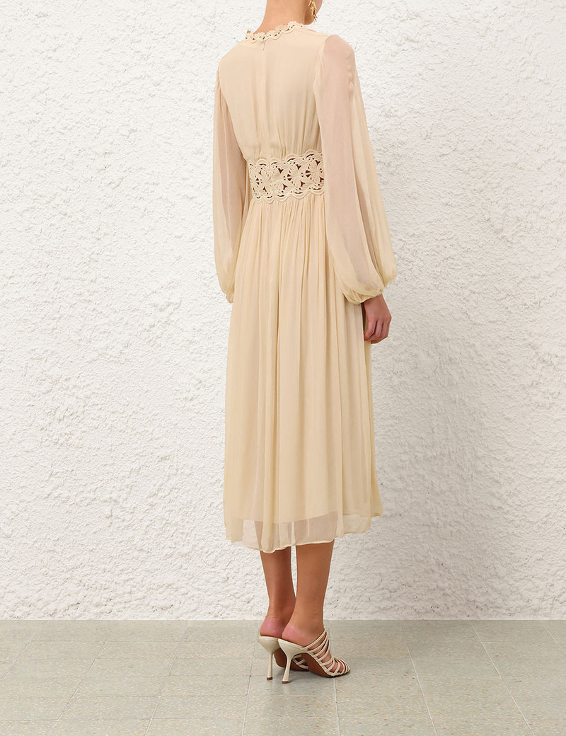 LUNA BILLOW MIDI DRESS 4