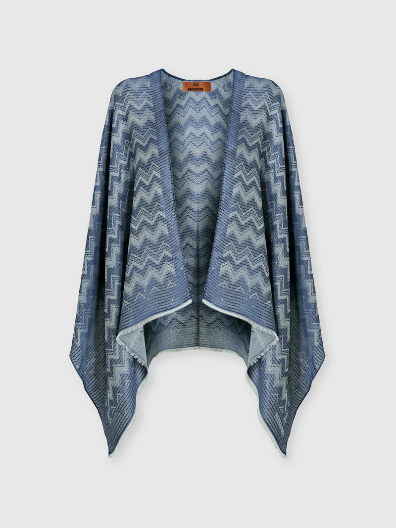 Viscose and modal-blend cape 1