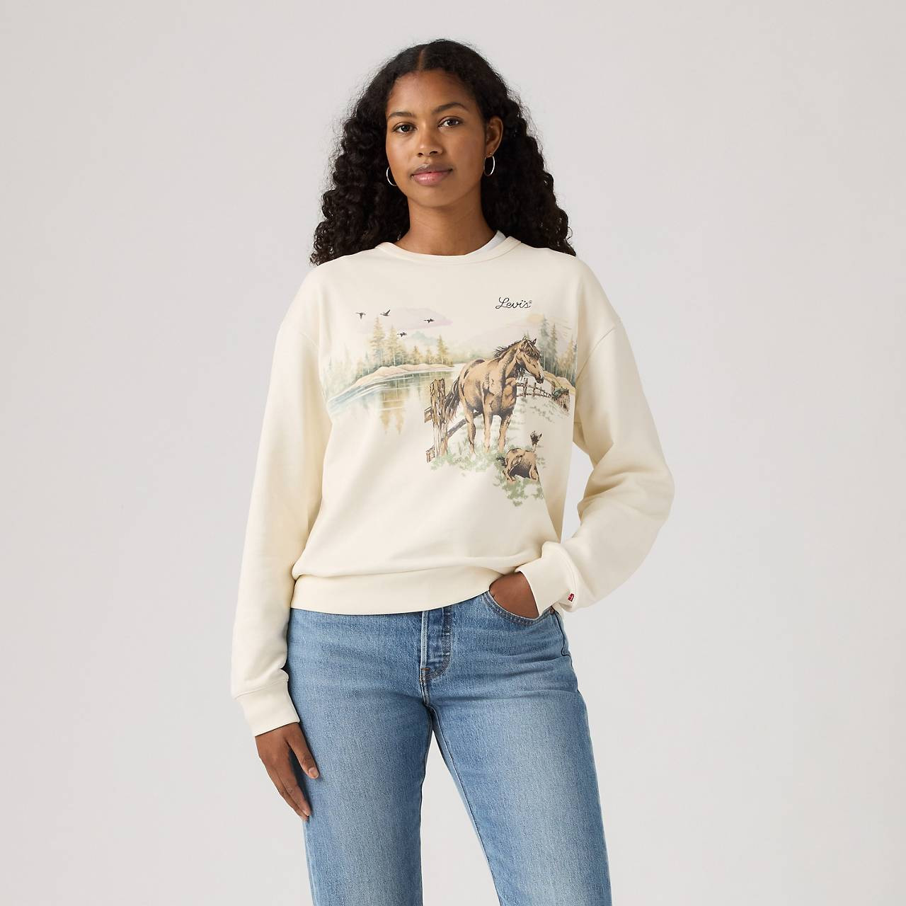 GRAPHIC HERITAGE CREW SWEATSHIRT - 2