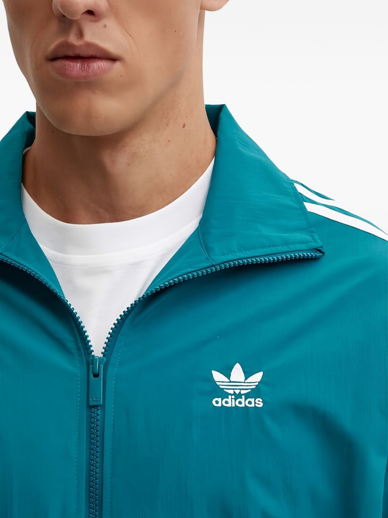 logo-embroidered jacket 5