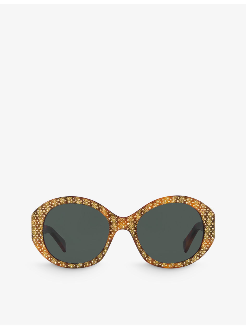 CL000415 round-frame acetate sunglasses - 1