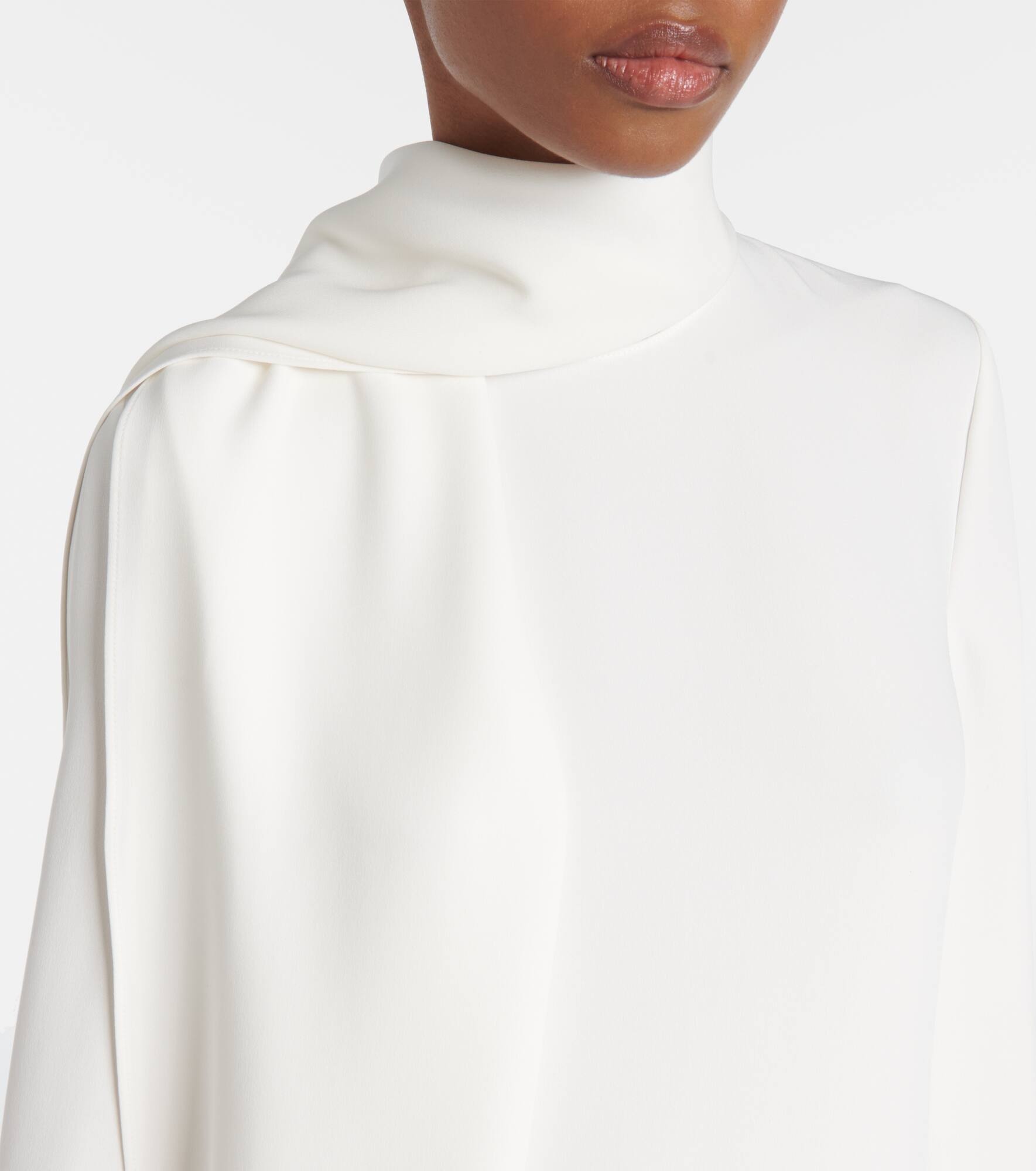 Cady Couture scarf-detail gown - 4