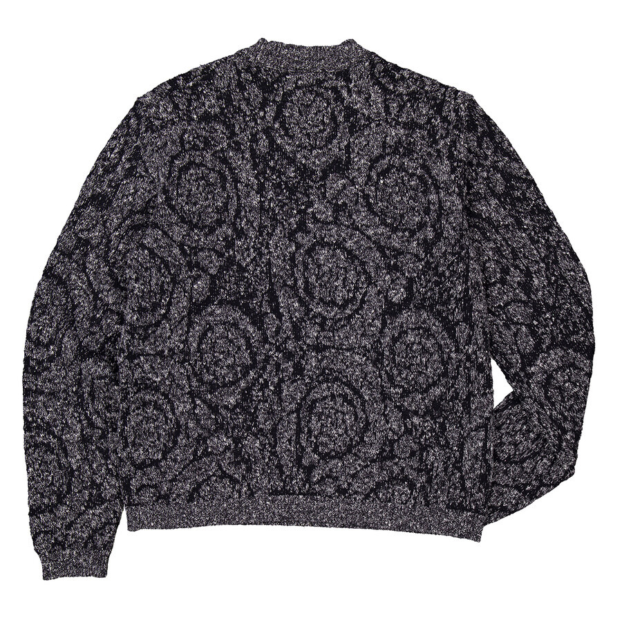 Versace Cable-Knit Barocco Sweater - 7