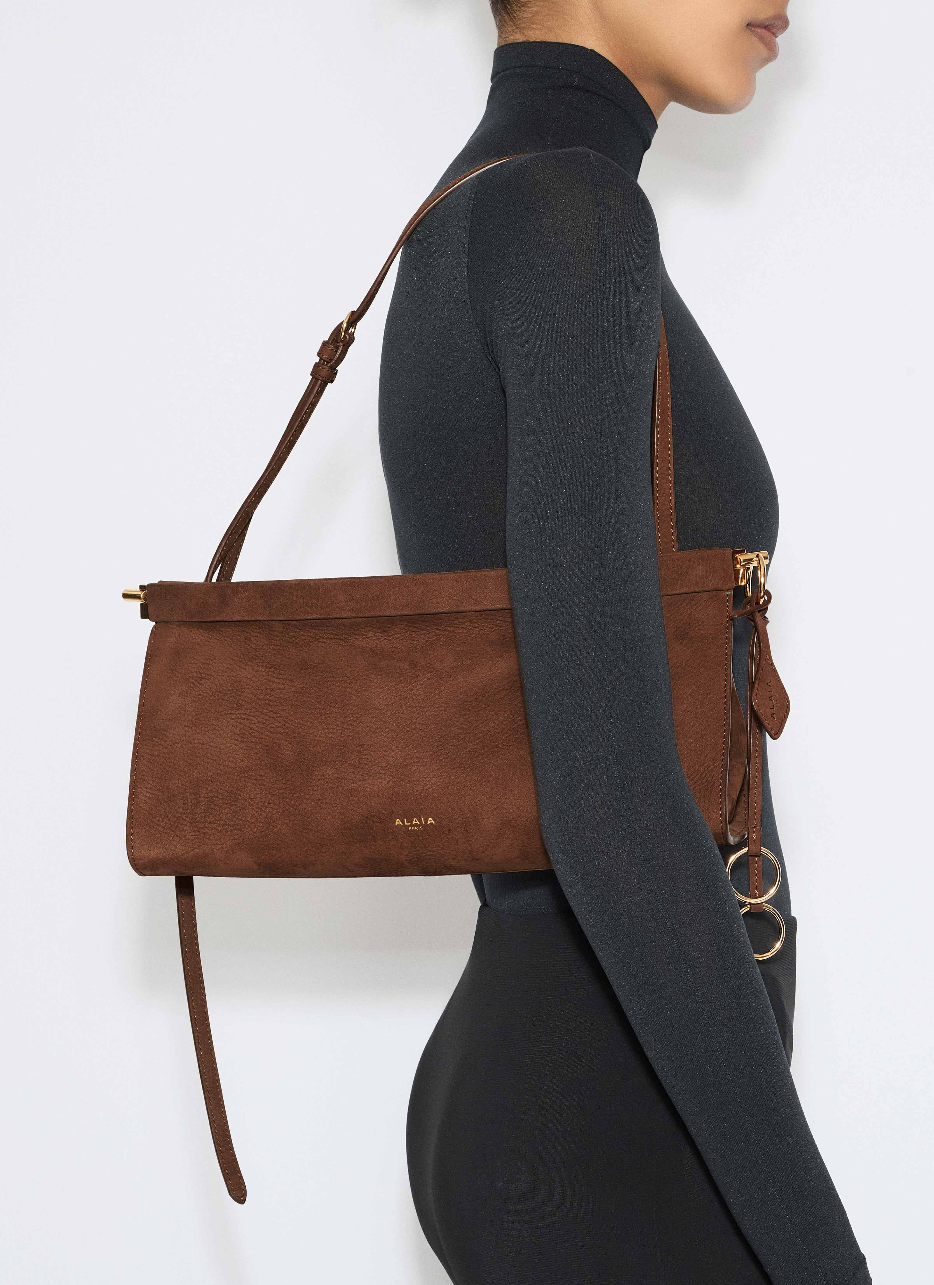 LE CLICK EAST WEST MEDIUM BAG IN NUBUCK - 4