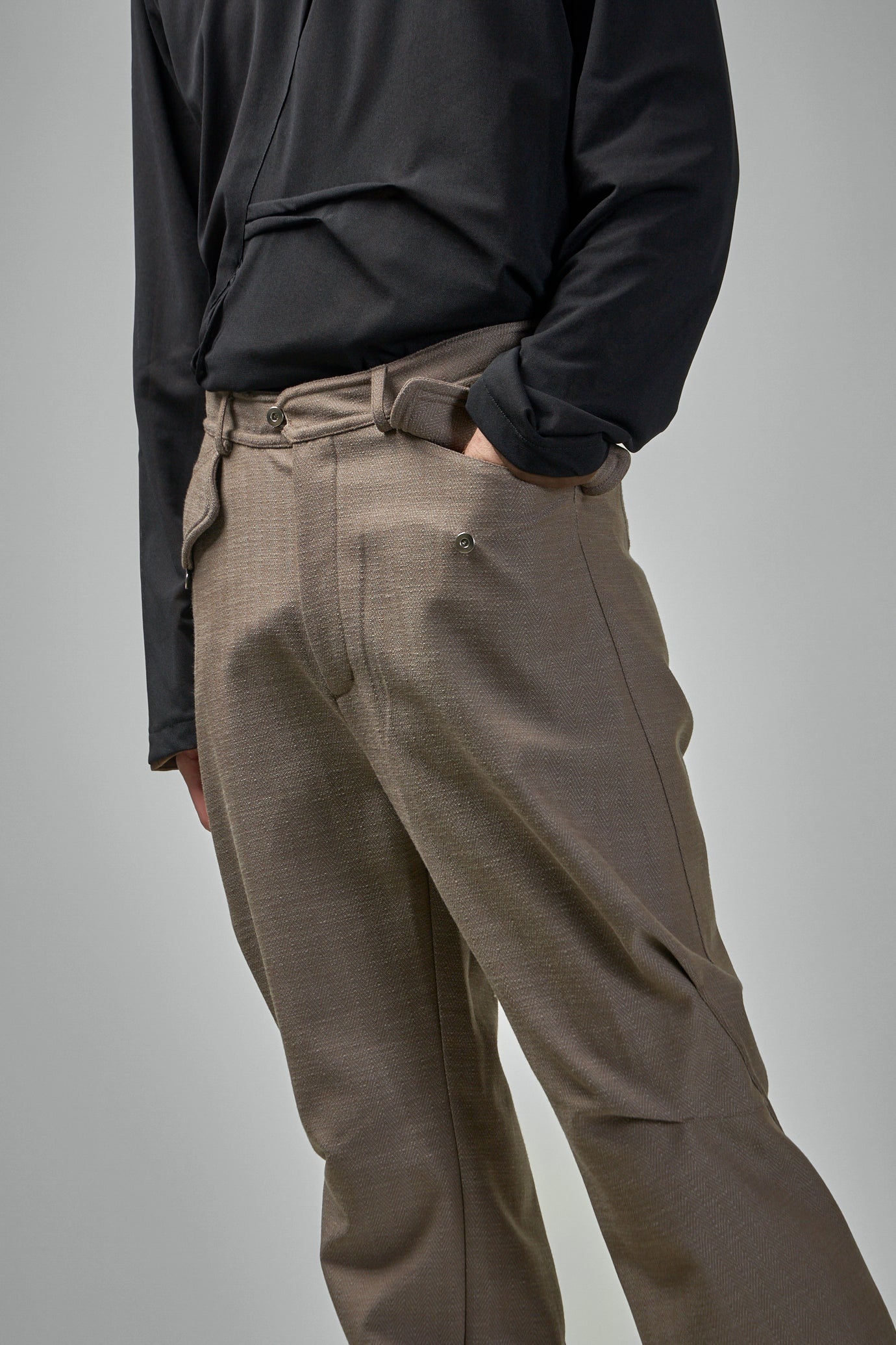Alec K-Dart Trouser Herringbone Wool - 4
