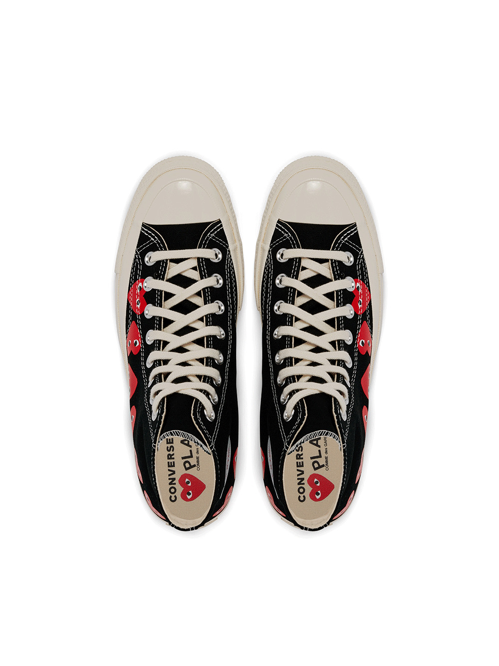 Converse Multi Red Heart High Top - 5