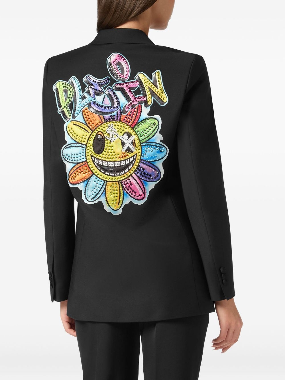 rhinestone-embellished blazer - 3