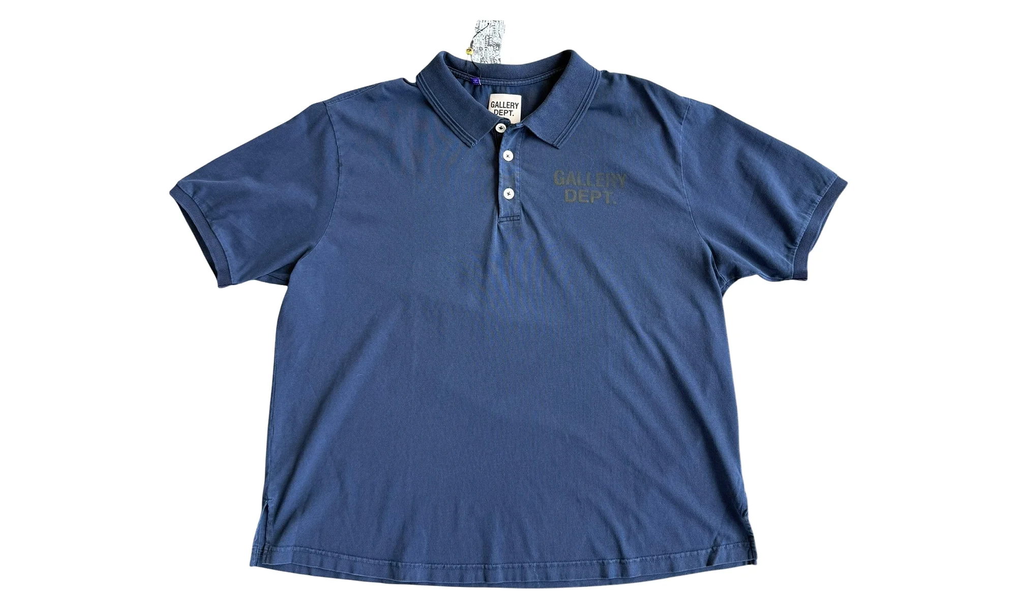 Logo Polo T-Shirt "Navy & Yellow" GD319 - 1