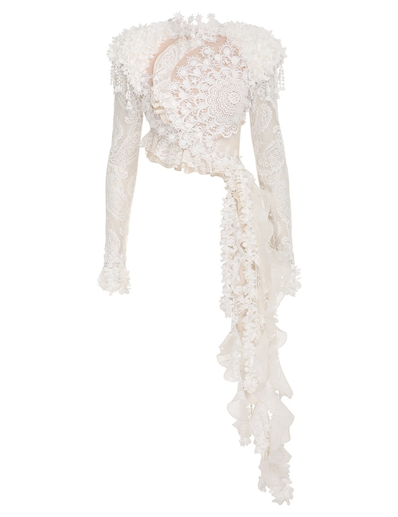 WONDERLAND LACE FRILL BODICE 1