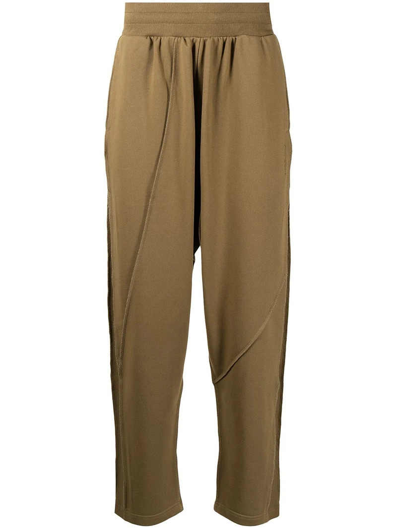 raw-seam track pants 1