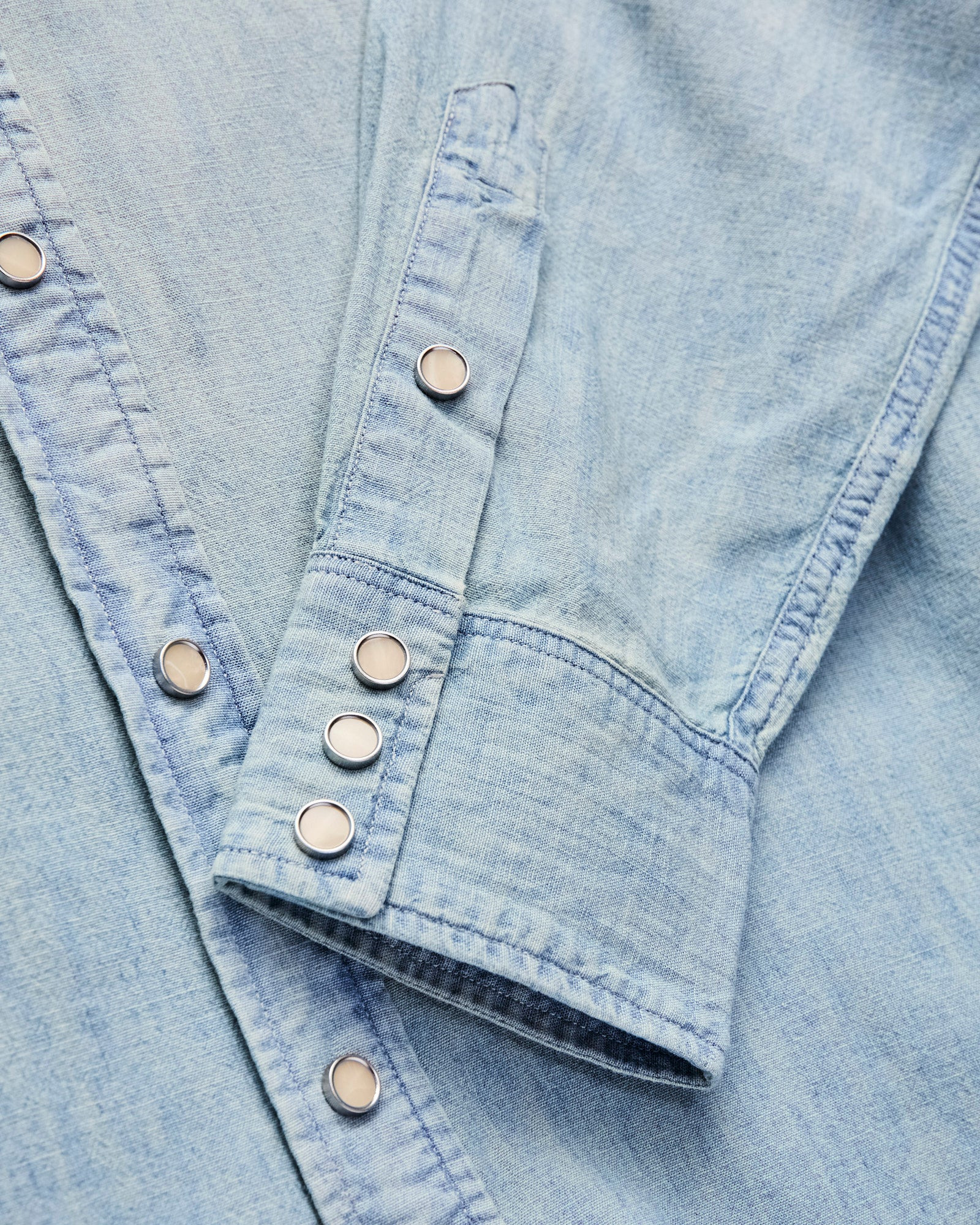 Buffalo Western Workshirt in Davey Wash - 5