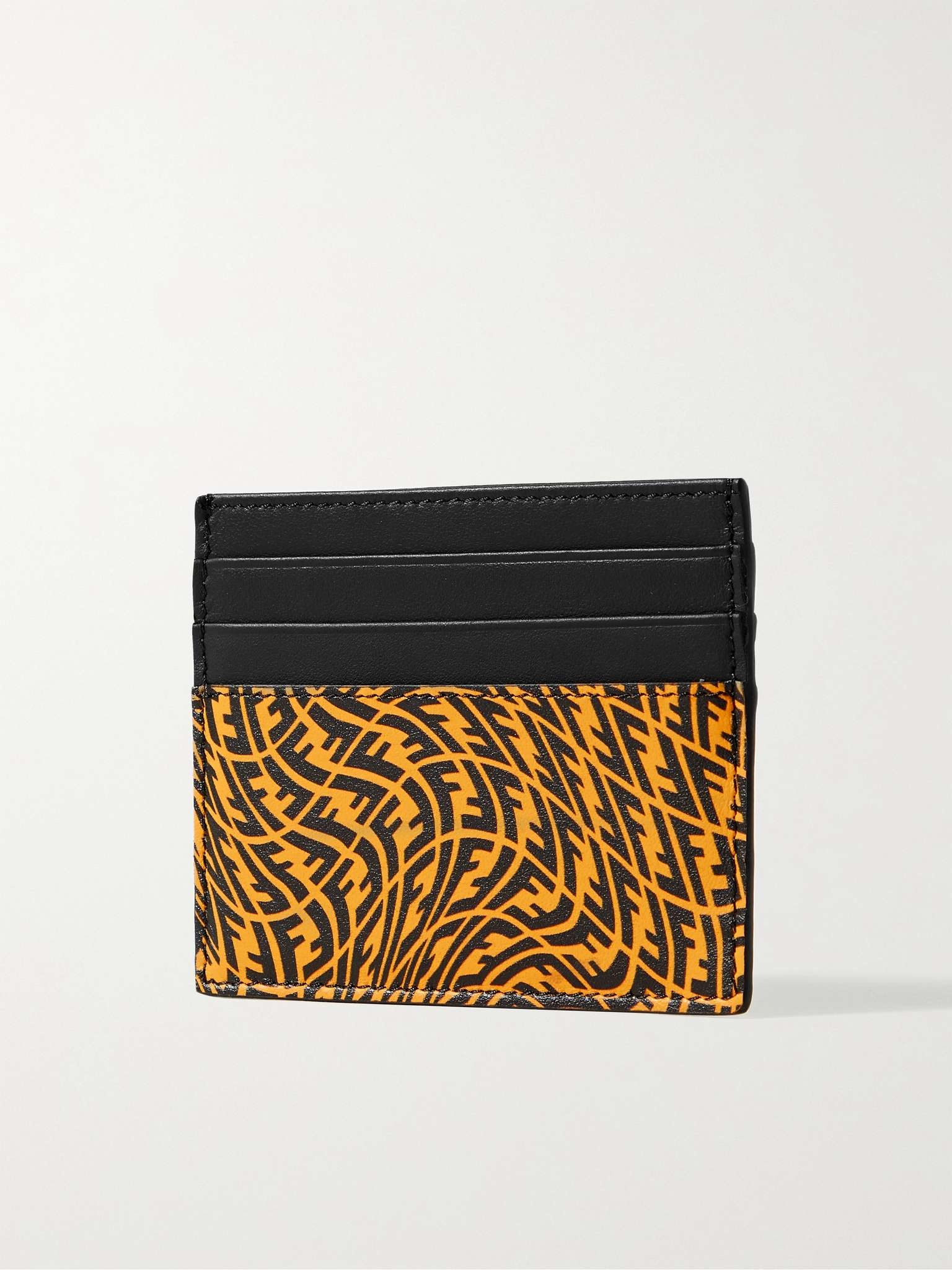 Logo-Print Leather Cardholder - 3