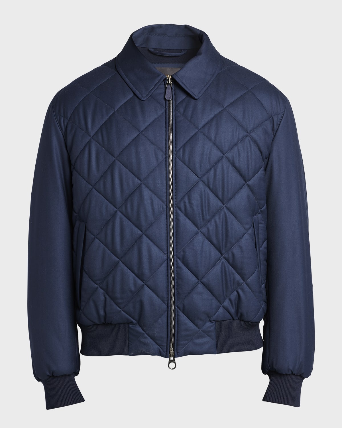 Men's Ampay Quilted Wool Bomber Jacket - 1