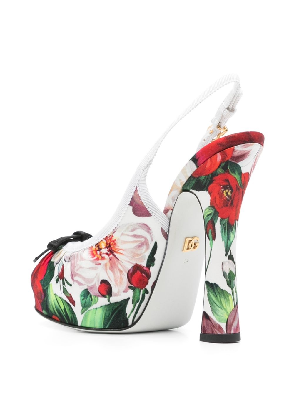 satin slingbacks pumps - 3