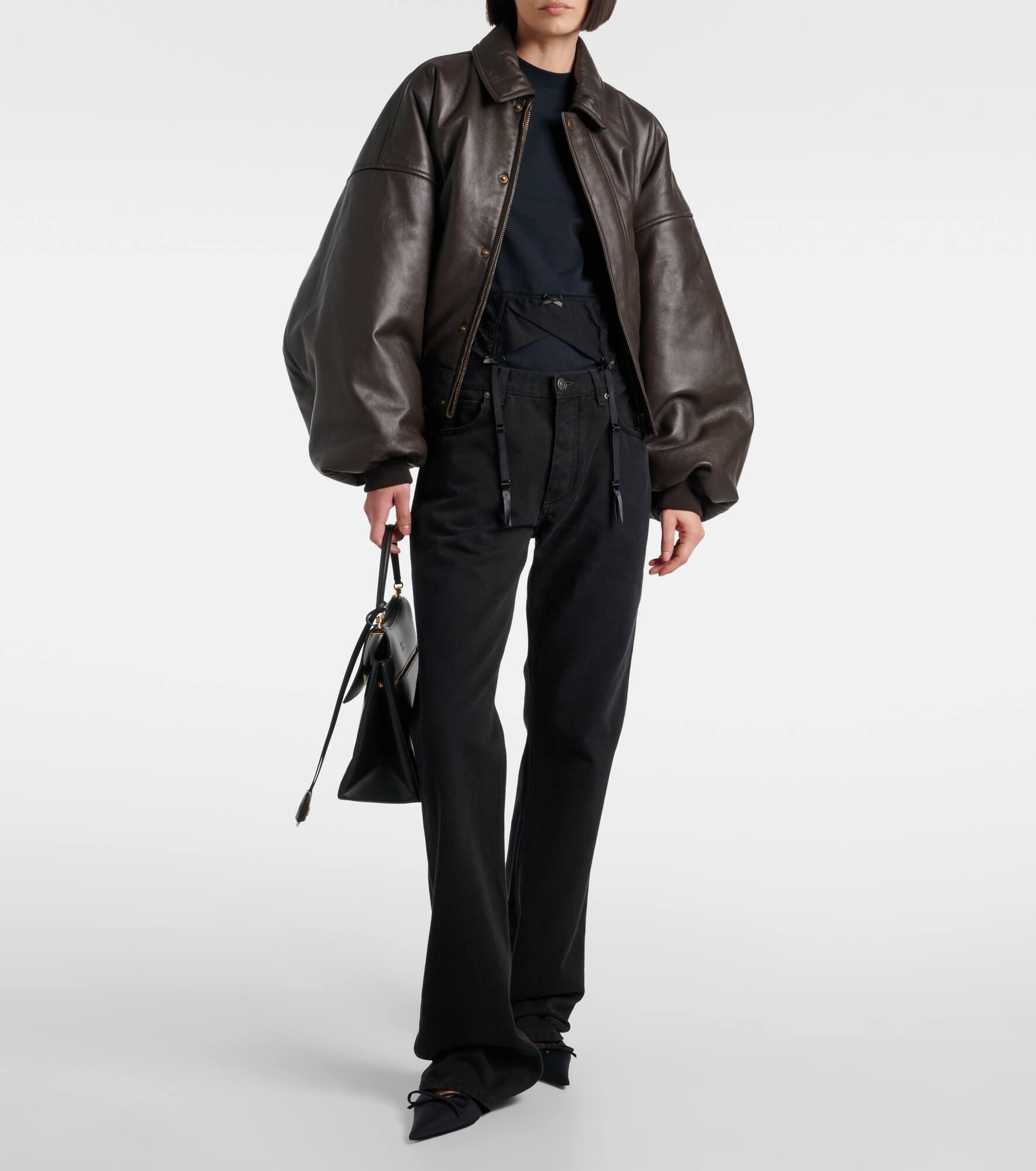 Round Taxi leather jacket - 2