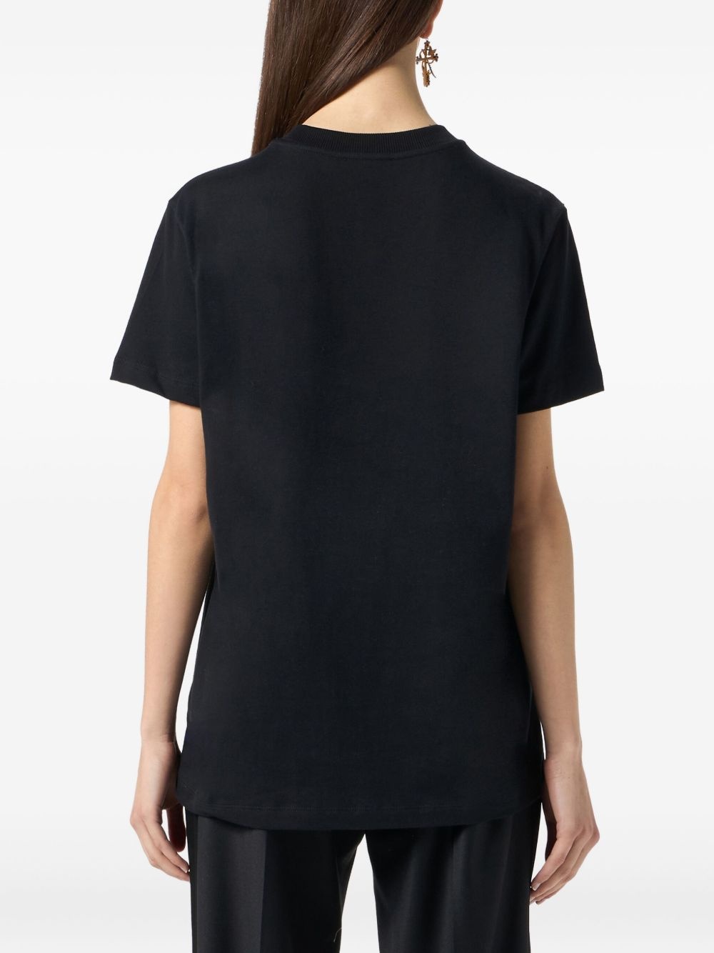 logo-embroidered t-shirt - 5