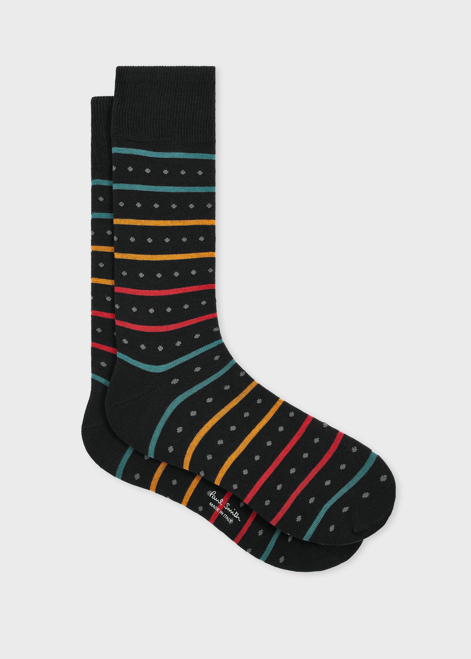 Men's Mixed Stripe 'Festive Cracker' Socks Three Pack - 4