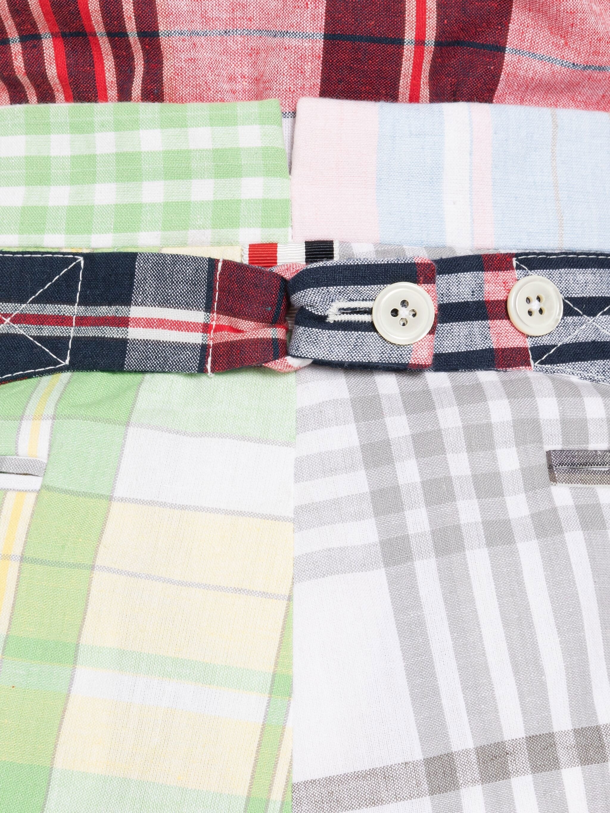 Fun-Mix Madras Classic Backstrap Trouser - 6