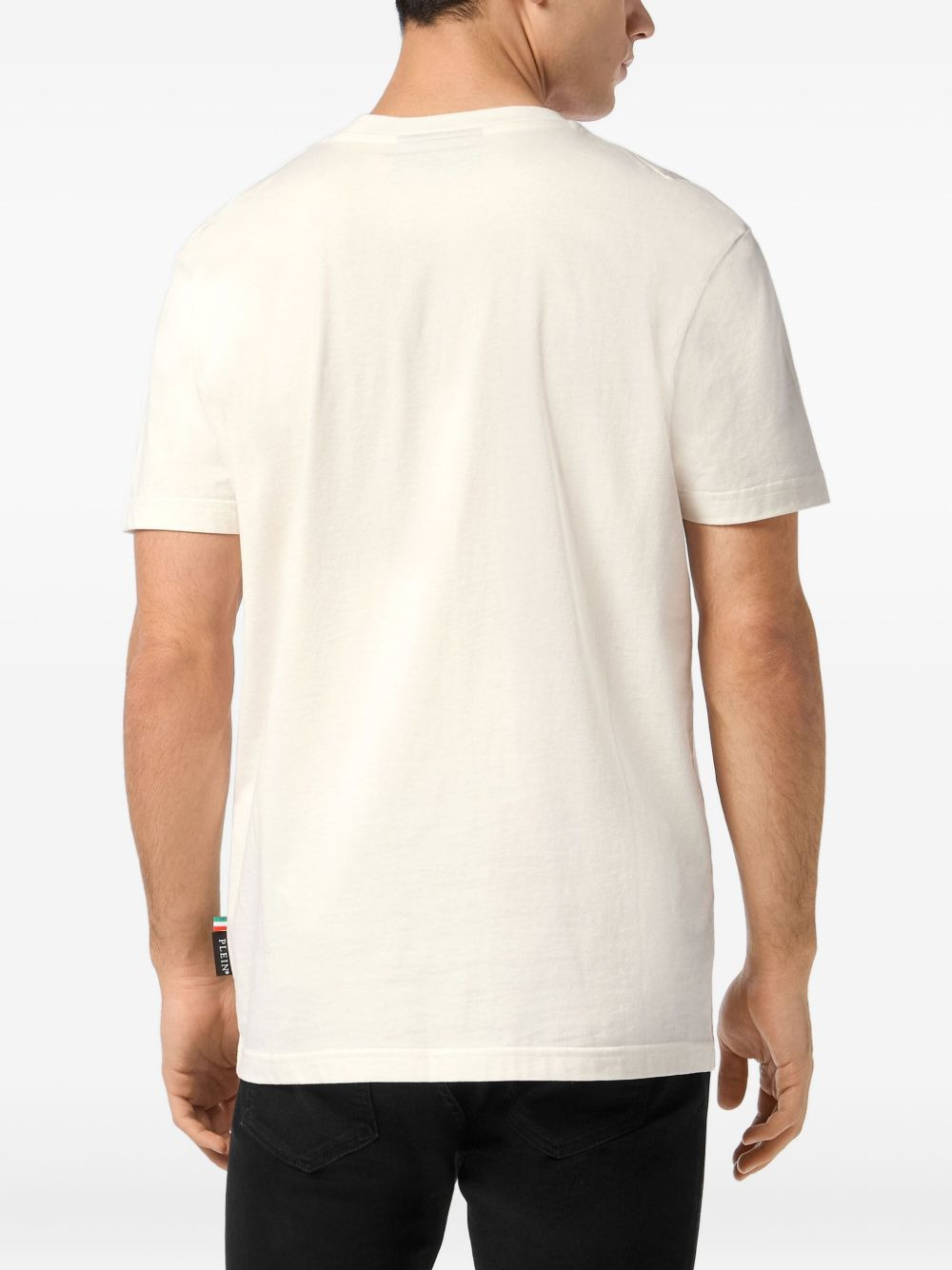 logo-embroidered T-shirt - 3