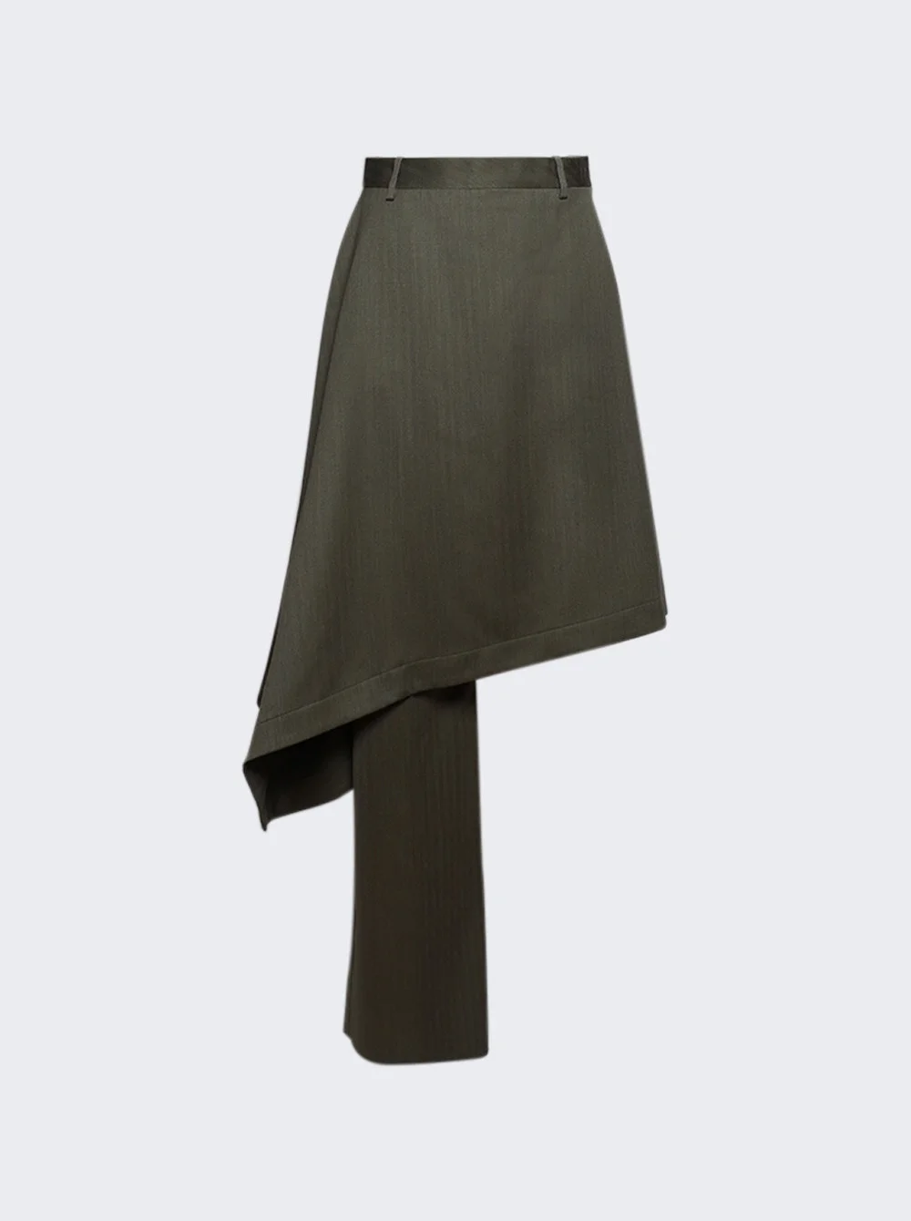 Stripe Subtle Skirt Forest And Caper Mel - 1