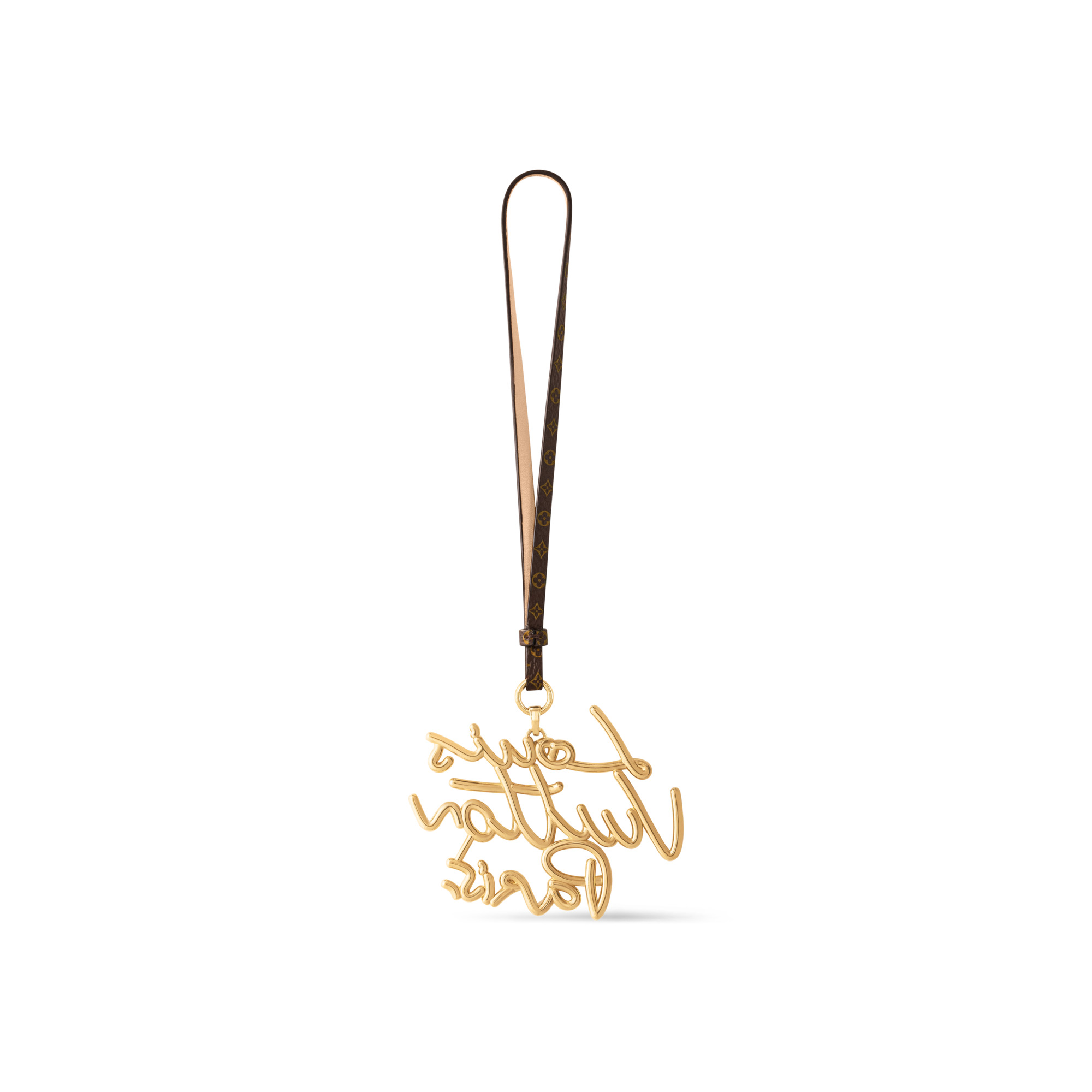 LV Lettering Bag Charm - 2