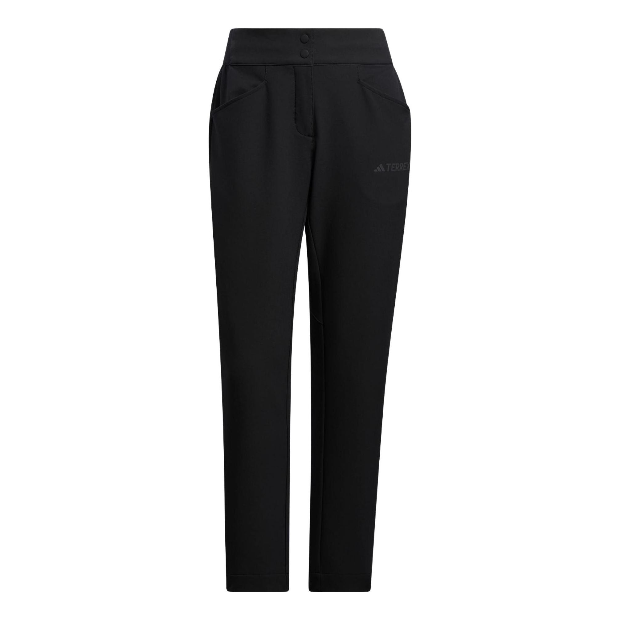 (WMNS) adidas Terrex Utilitas Soft Shell Outdoor Trousers 'Black' IC7987 - 1